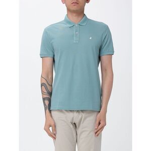 Brooksfield Men Basic Cotton Polo Shirt With Logo Brooksfield